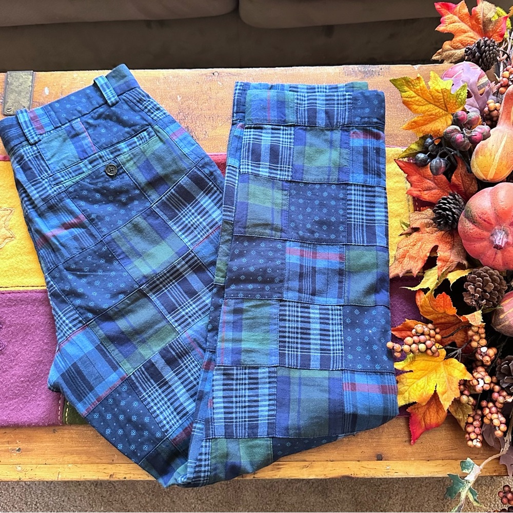 🖇️ Brooks Brothers Patchwork Milano Fit Dress Pant